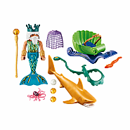 Playmobil King of the Sea with Shark Carriage