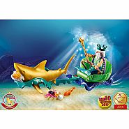 Playmobil King of the Sea with Shark Carriage