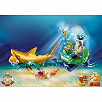 Playmobil King of the Sea with Shark Carriage