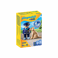 Playmobil 1.2.3 Police Officer with Dog