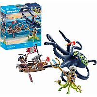 Playmobil Battle with the Giant Octopus