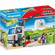 Playmobil Glass Recycling Truck with Container