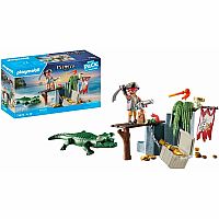 Playmobil Pirate with Alligator