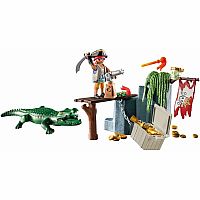 Playmobil Pirate with Alligator