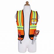 Great Pretenders Construction Worker Costume with Accessories (Size 5-6)