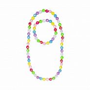 Rainbow Necklace and Bracelet Set