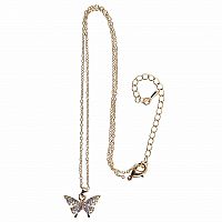 Great Pretenders Butterfly Gem Necklace