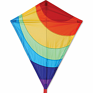 Premier Kites 25 inch Diamond Kite: Radiant Rainbow
