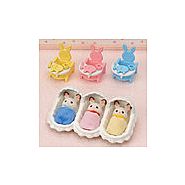 Calico Critters Triplets Care Set