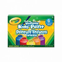 Crayola 6 Washable Kids' Paint Bottles