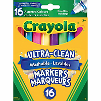 CRAYOLA 16 WASHABLE MARKERS