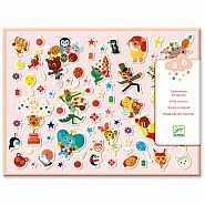 DJECO Puffy Stickers - Party