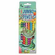 eeboo Otters at Play 6 Double Sided Pencils