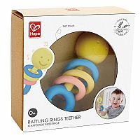 HAPE - Rattling Rings Teether