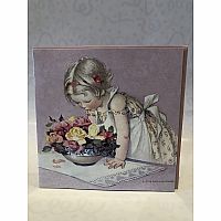 T.J. Whitneys Card: Smelling the Roses (blank inside)