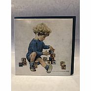 T.J. Whitneys Card Boy with Blocks
