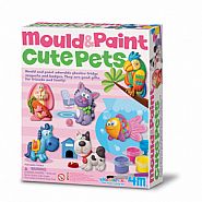 4M Mould and Paint Fridge Magnets - Cute Pets
