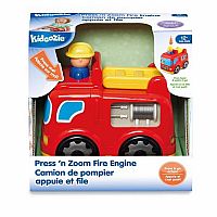 Kidoozie Press 'n Zoom Fire Engine